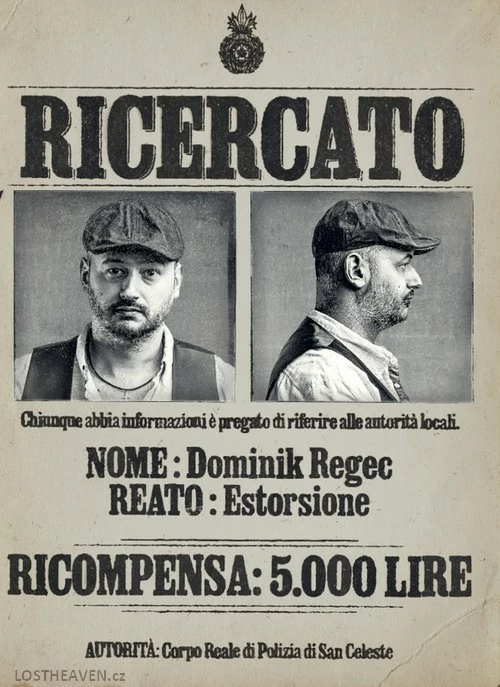 Mafia: The Old Country wanted poster