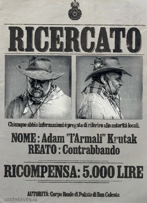 Mafia: The Old Country wanted poster